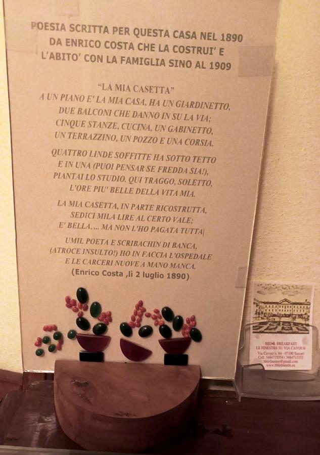 B&B Le Finestre Su Via Cavour Sassari Exteriér fotografie